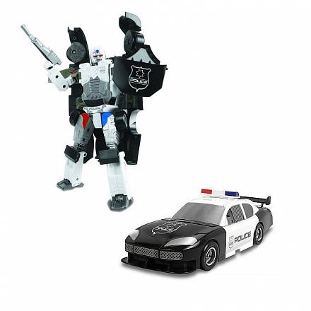 Робот из серии "Galaxy Defender" - Машина Police, с аксессуарами 